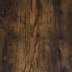 Vidaxl Regal za čevlje dimljen hrast 80x30x98 cm inženirski les