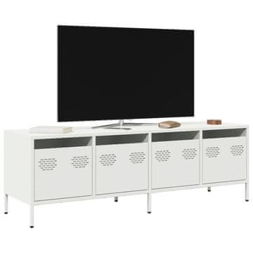 Vidaxl vidaXL TV stojalo belo 135x39x43,5 cm hladno valjano jeklo