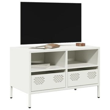Vidaxl vidaXL TV stojalo belo 68x39x43,5 cm hladno valjano jeklo
