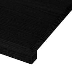 Vidaxl Podloge za stopnice 12 kosov rjave 110x25x2 cm trdna hrastovina