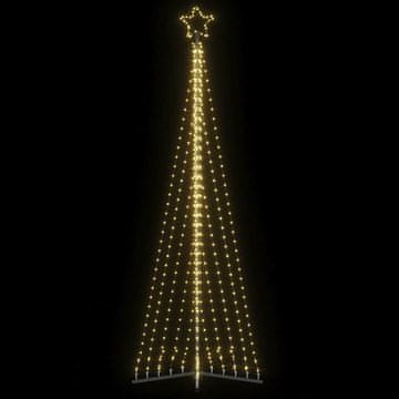 shumee vidaXL Lučke za novoletno jelko 495 LED diod hladno tople bele 300,5cm