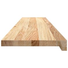 Vidaxl Podloge za stopnice 16 kosov 120x25x2 cm trdna hrastovina