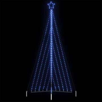 shumee vidaXL Lučke za novoletno jelko 570 LED diod modre 399 cm