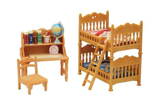 Sylvanian Families komplet - otroška soba s pogradom