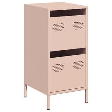 Vidaxl Komoda roza 35x39x73,5 cm hladno valjano jeklo