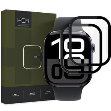 Hofi Glass Pro Watch 2x zaščitno steklo za Apple Watch 10 (46 mm), črna
