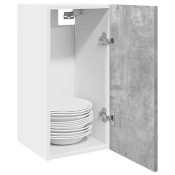Vidaxl vidaXL Stenska omarica betonsko siva 30x31x60 cm
