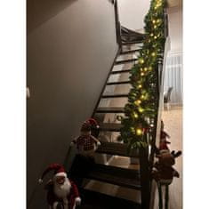 Ruhhy Girlanda za božično drevo 2,7 m z LED lučkami 22322