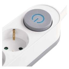 Emos P1322PD podaljšek, 2 m, 3 vtičnice, 1 USB-A, 1 USB-C