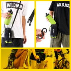 WILD MAN R1 držalo za bidone za kolo 1L, črna/rdeča