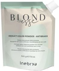 Inebrya Blondesse zeleni belilni prašek za lase (Reduct Colour Powder - Antibrass) 500 g