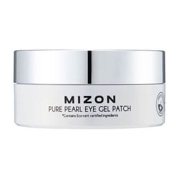 MIZON Hidrogelna maska Premium Eye z belim biserom in diamantom za gube in posvetlitev kože Pure Pearl (Ey