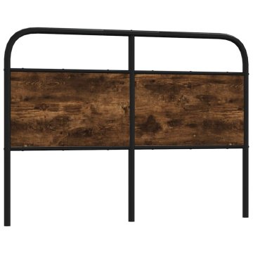 Vidaxl vidaXL Vzglavje postelje iz dimljenega hrasta 120 cm