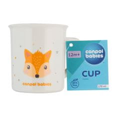 CANPOL BABIES Plastični lonček CUTE ANIMALS - lisica 170 ml