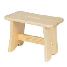 eoshop Lesen stolček KT256, v25, bor (Barva lesa: Naravno (lakirano))