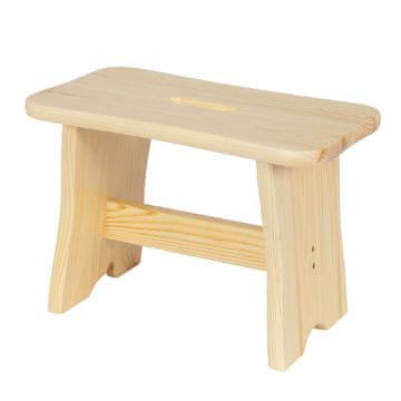 eoshop Lesen stolček KT256, v25, bor (Barva lesa: Naravno (lakirano))