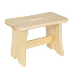 eoshop Lesen stolček KT256, v25, bor (Barva lesa: Naravno (lakirano))