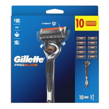Gillette Brivnik ProGlide Flexball + 10 rezervnih glav