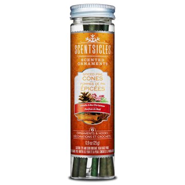 Vonné závěsné tyčinky Scentsicles, Spiced Pine Cone, Kořeněná šiška, 6 ks