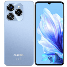 Oukitel  C50 Pametni telefon, zmogljiva 5150mAh Baterija, 6.8-palčni zaslon, Android 14, 5G, (24+128GB), MODRE BARVE