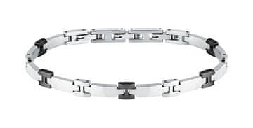 Morellato Brezčasna dvobarvna moška jeklena zapestnica Motown SALS101