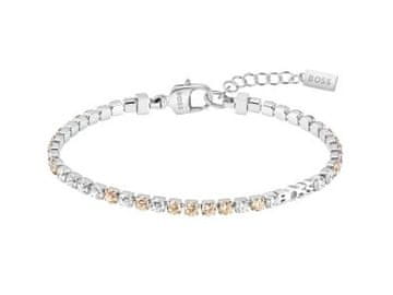 Hugo Boss Očarljiva teniška zapestnica s cirkoni Kassy Precious 1580633