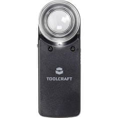 Toolcraft ročna lupa z LED osvetlitvijo, 15x povečava