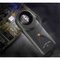 Toolcraft ročna lupa z LED osvetlitvijo, 15x povečava
