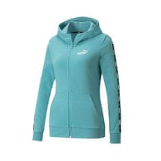 Puma Športni pulover svetlo modra 154 - 157 cm/XXS Power Tape Fullzip Hoodie