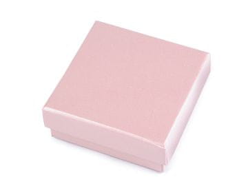 Škatlica za nakit 9x9 cm - biser v prahu (12 kosov)