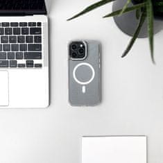 MG Glitter MagSafe ovitek za iPhone 16 Pro Max, belo