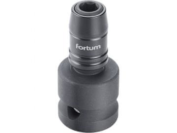 Fortum Adapter šok 1/2" štirikotnik na konicah 1/4", Quick-Lock, CrMoV