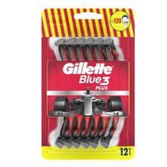 Gillette Moški brivniki za enkratno uporabo Blue3 Red 12 kos