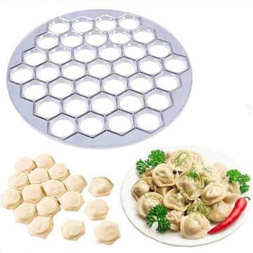 Netscroll Model za izdelavo raviolov in cmočkov, iz nerjavečega jekla za izdelavo 37 raviolov naenkrat, prihranek časa v kuhinji, RavioliMaker