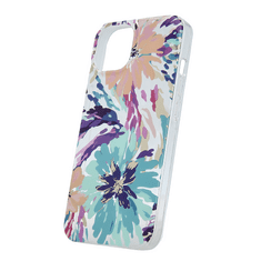 Onasi Silikonski ovitek Flower Fantasy za iPhone 16 Pro - mint