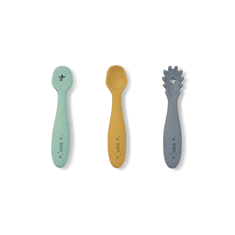 Saro Baby Komplet učnih žlic Mist Blue