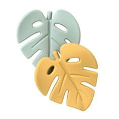 Saro Baby Jungle Mint/Mustard Silikonski zobje za izraščanje