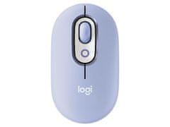 Logitech Pop miška, z Emoji, Bluetooth, vijolična (910-007414)