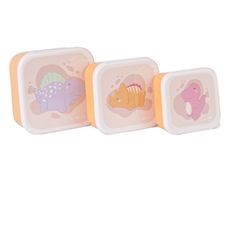 Saro Baby komplet posodic za prigrizke 3ks Mustard