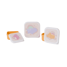 Saro Baby komplet posodic za prigrizke 3ks Mustard