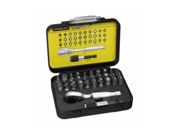 Stanley jev 32-delni komplet raglnih nastavkov