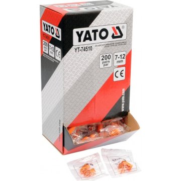 YATO Penasti čepki 34 dB 200 parov