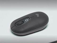 Logitech Pop miška, z Emoji, Bluetooth, grafitna (910-007412)
