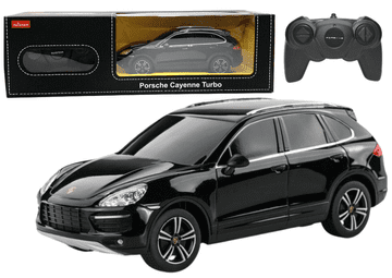 shumee Porsche Cayenne Turbo avto na daljinsko upravljanje RC Rastar črne barve 1:24
