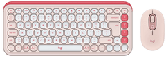 Logitech Logitech POP Icon Combo tipkovnica in miška, Bluetooth, roza, SLO g. (920-013142)