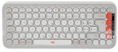 Logitech Logitech POP Icon Combo tipkovnica in miška, Bluetooth, bela, SLO g. (920-013141) - odprta embalaža