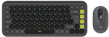Logitech POP Icon Combo tipkovnica in miška, Bluetooth,, SLO g., grafitna (920-013140)