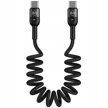 Mcdodo MCDODO KABEL USB-C SPIRALNA VZMET HITRO POLNJENJE USB TIPA C VODIL 2M