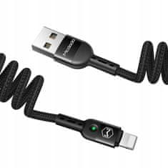 Mcdodo MCDODO USB STRELA SPIRALA SPOMLADI HITER KABEL ZA IPHONE 14 VODIL 2M