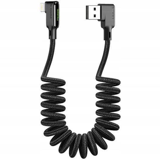 Mcdodo MCDODO KOTNI KABEL USB STRELA SPIRALNA VZMET ZA IPHONE 14 VODIL 2M